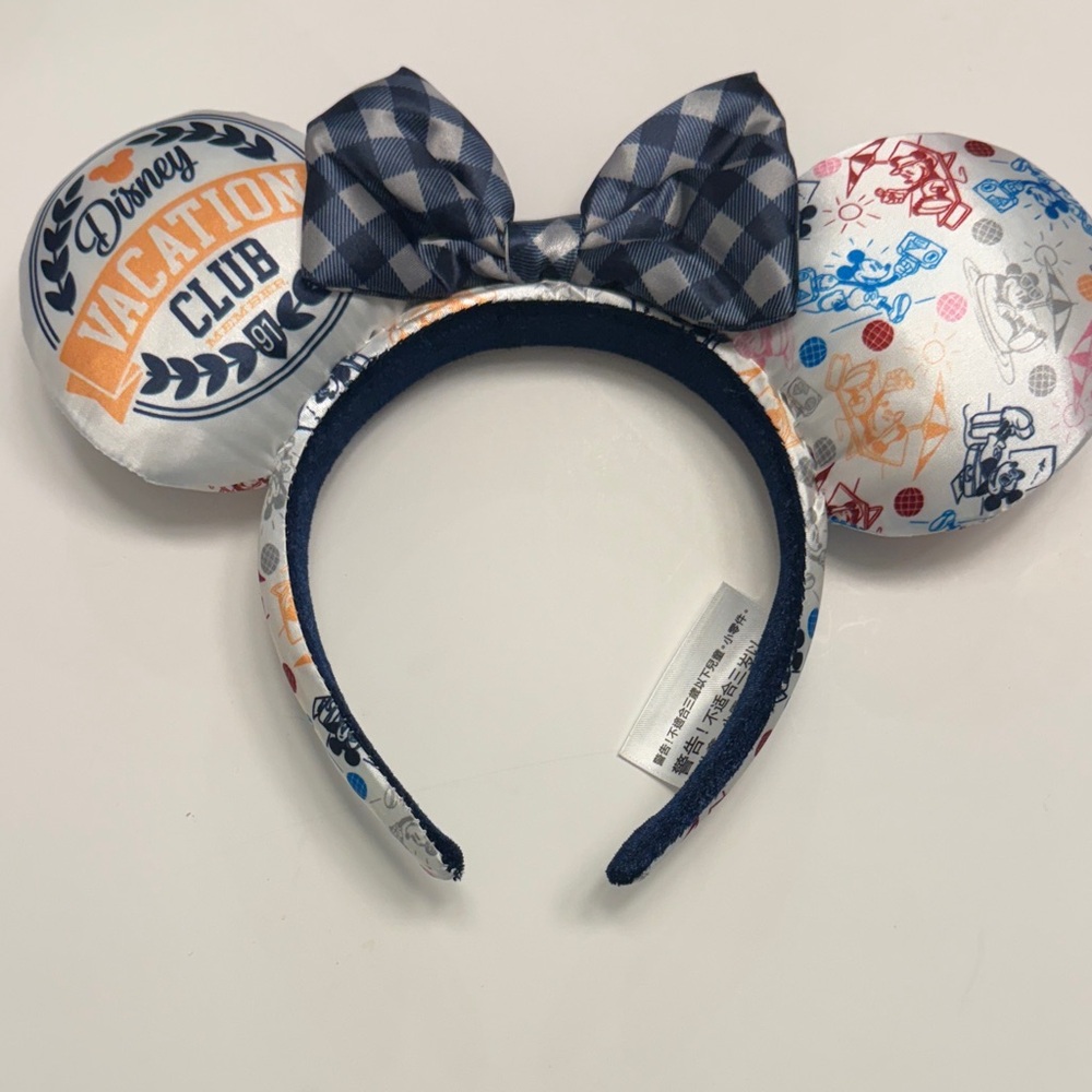 Disney Vacation Club Blue and Orange Mickey Ears